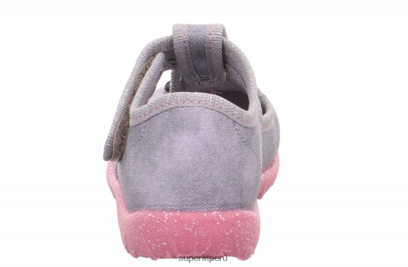 educación física Superfit bebés manchado - zapatilla con cierre de velcro gris/multicolor V06L24112 zapatillas