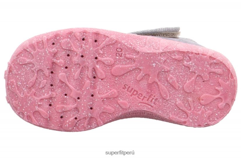 educación física Superfit bebés manchado - zapatilla con cierre de velcro gris/multicolor V06L24112 zapatillas