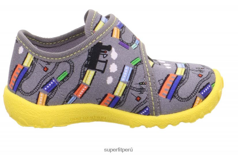 educación física Superfit bebés manchado - zapatilla con cierre de velcro gris/multicolor V06L24162 zapatillas