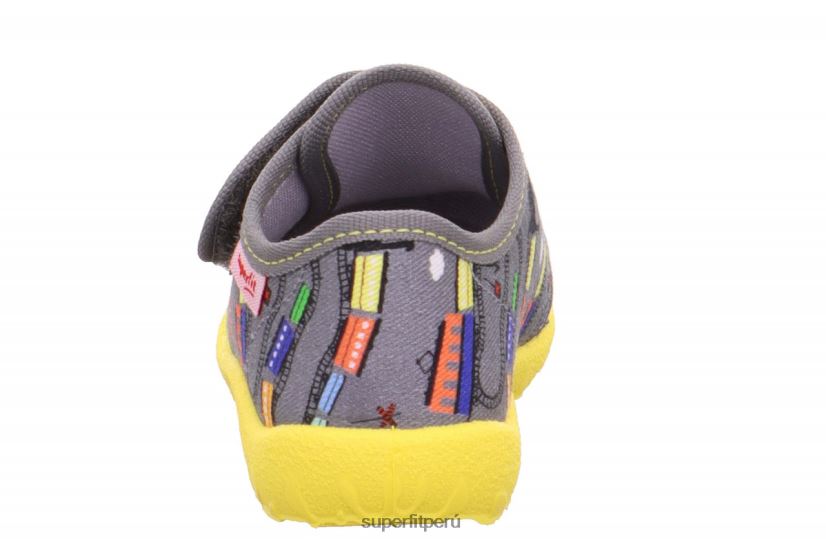educación física Superfit bebés manchado - zapatilla con cierre de velcro gris/multicolor V06L24162 zapatillas