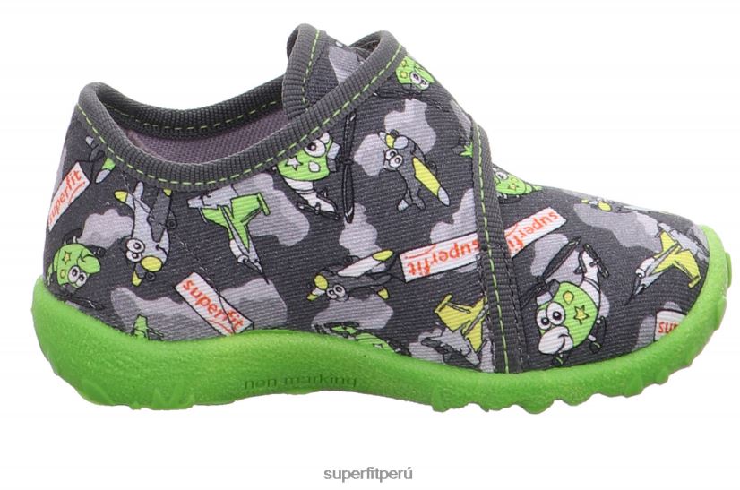 educación física Superfit bebés manchado - zapatilla con cierre de velcro gris/multicolor V06L2484 zapatillas