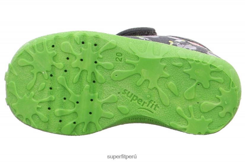 educación física Superfit bebés manchado - zapatilla con cierre de velcro gris/multicolor V06L2484 zapatillas