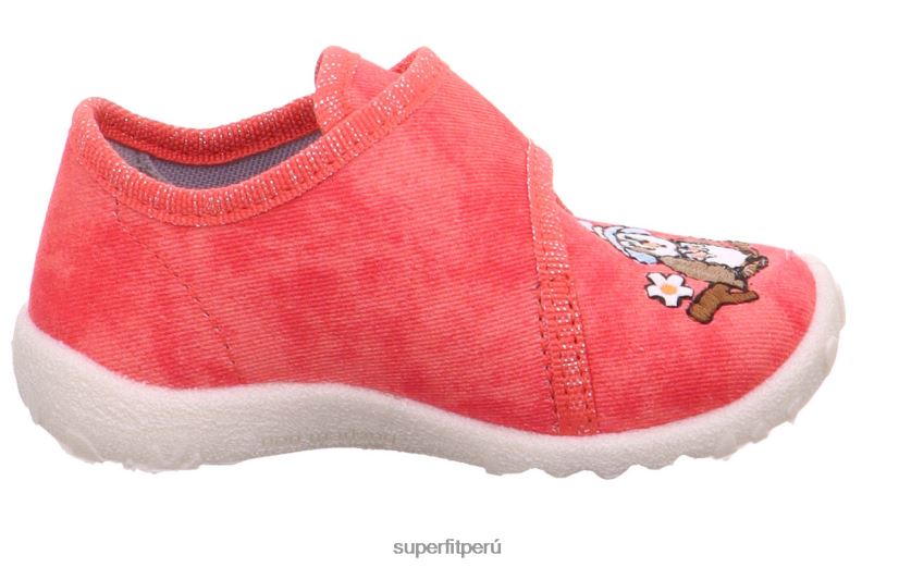 educación física Superfit bebés manchado - zapatilla con cierre de velcro rojo V06L24143 zapatillas