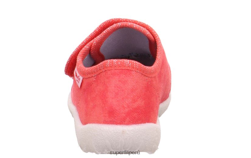 educación física Superfit bebés manchado - zapatilla con cierre de velcro rojo V06L24143 zapatillas