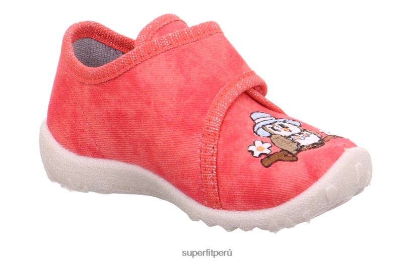 educación física Superfit bebés manchado - zapatilla con cierre de velcro rojo V06L24143 zapatillas