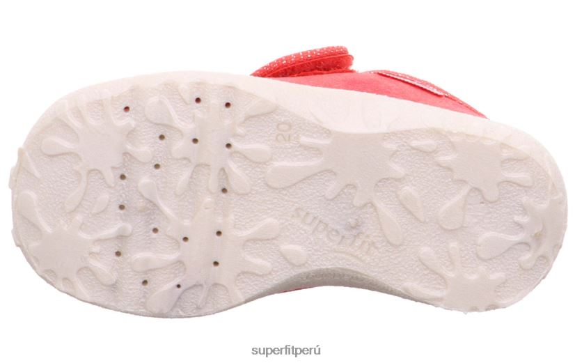 educación física Superfit bebés manchado - zapatilla con cierre de velcro rojo V06L24143 zapatillas