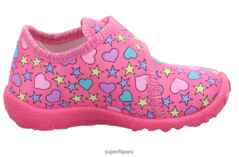educación física Superfit bebés manchado - zapatilla con cierre de velcro rosa V06L24151 zapatillas