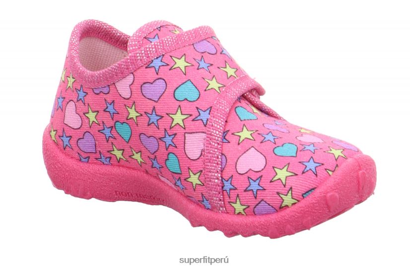 educación física Superfit bebés manchado - zapatilla con cierre de velcro rosa V06L24151 zapatillas