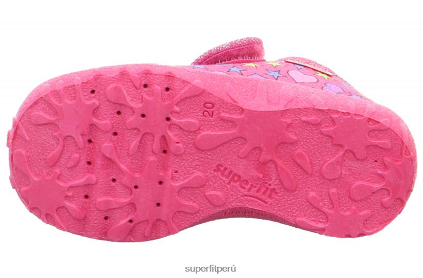 educación física Superfit bebés manchado - zapatilla con cierre de velcro rosa V06L24151 zapatillas