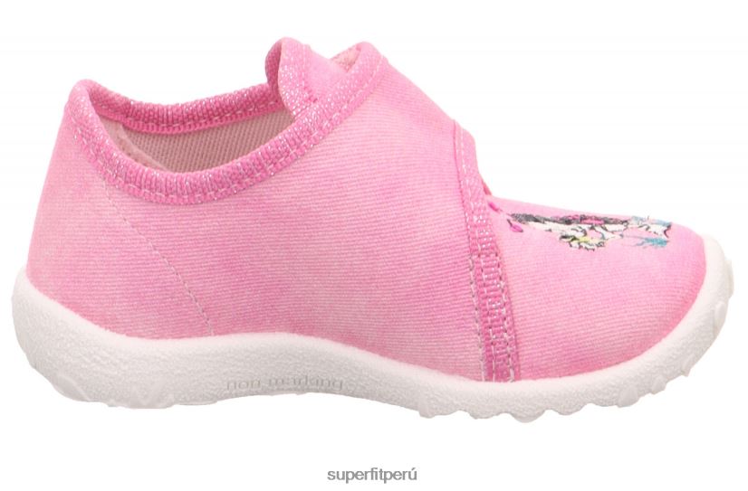 educación física Superfit bebés manchado - zapatilla con cierre de velcro rosa V06L2421 zapatillas