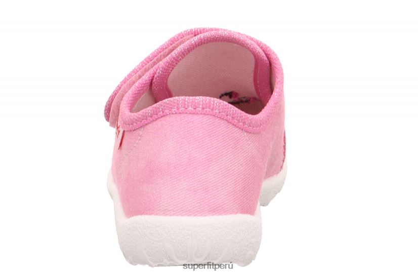educación física Superfit bebés manchado - zapatilla con cierre de velcro rosa V06L2421 zapatillas