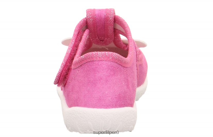educación física Superfit bebés manchado - zapatilla con cierre de velcro rosa V06L2483 zapatillas