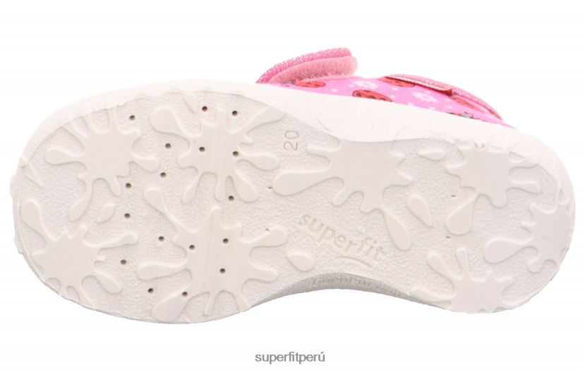 educación física Superfit bebés manchado - zapatilla con cierre de velcro rosa/multicolor V06L2424 zapatillas
