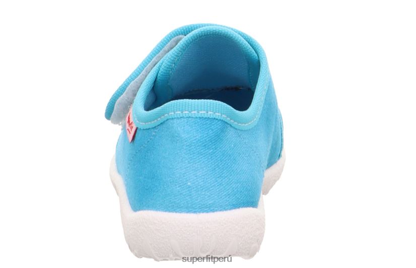 educación física Superfit bebés manchado - zapatilla con cierre de velcro turquesa V06L2425 zapatillas