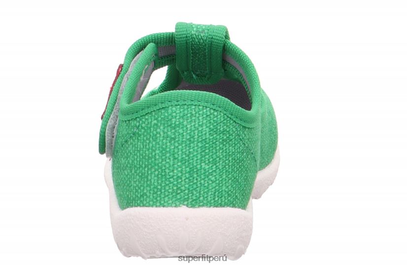 educación física Superfit bebés manchado - zapatilla con cierre de velcro verde blanco V06L2416 zapatillas