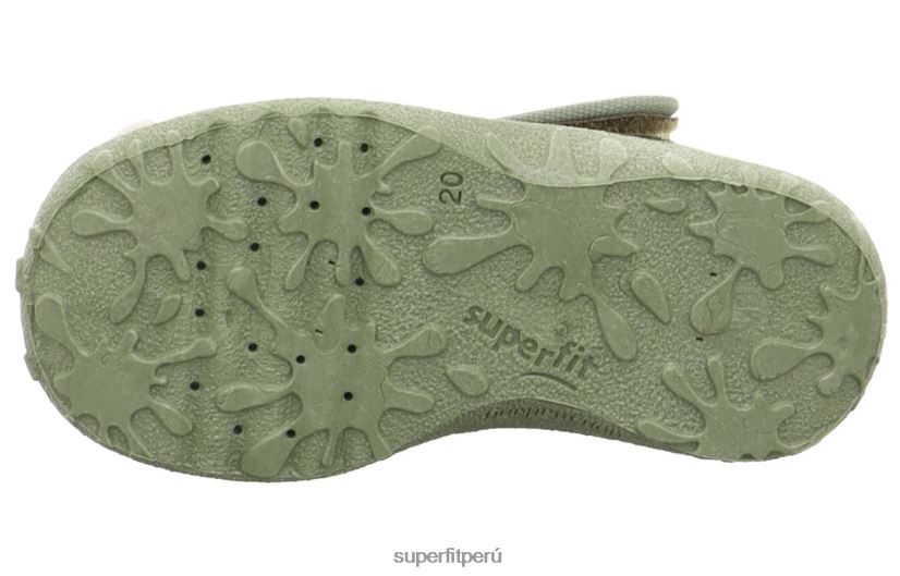 educación física Superfit bebés manchado - zapatilla con cierre de velcro verde claro V06L2486 zapatillas