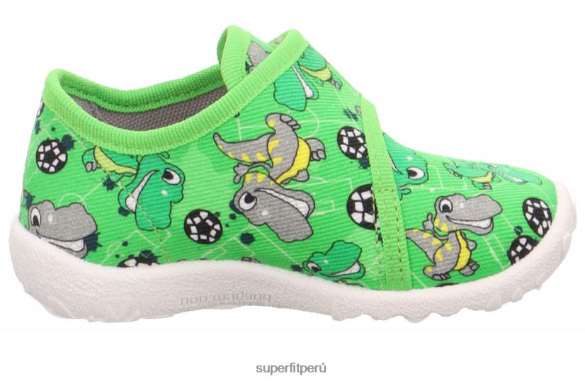 educación física Superfit bebés manchado - zapatilla con cierre de velcro verde/multicolor V06L2465 zapatillas