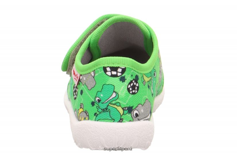educación física Superfit bebés manchado - zapatilla con cierre de velcro verde/multicolor V06L2465 zapatillas