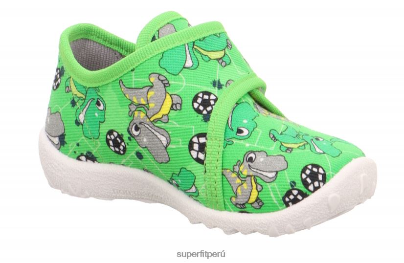 educación física Superfit bebés manchado - zapatilla con cierre de velcro verde/multicolor V06L2465 zapatillas