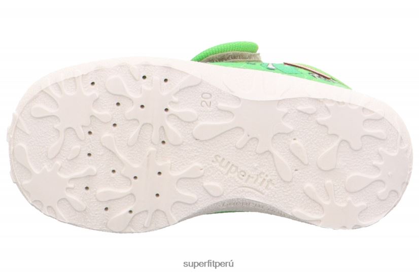 educación física Superfit bebés manchado - zapatilla con cierre de velcro verde/multicolor V06L2465 zapatillas