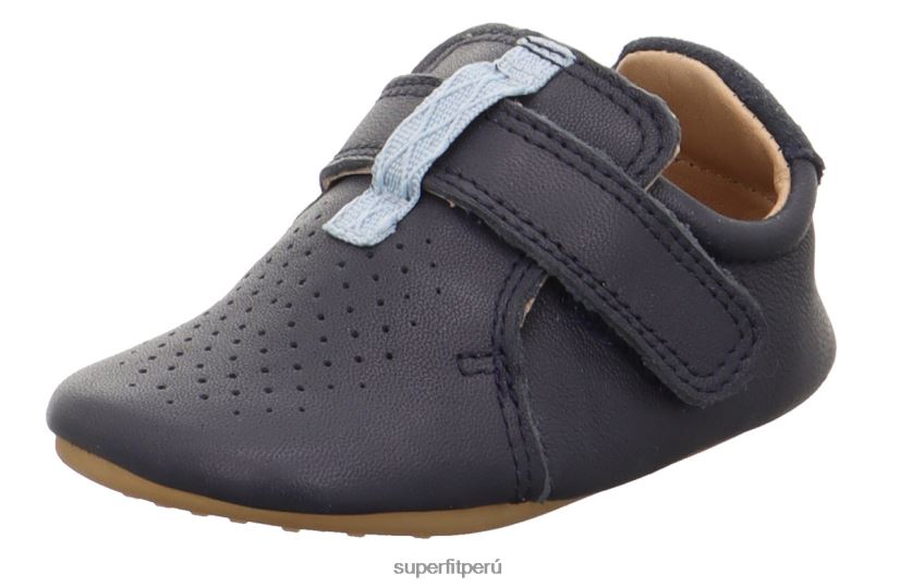 educación física Superfit bebés papageno - zapatilla con cierre de velcro azul/azul claro V06L24501 zapatillas