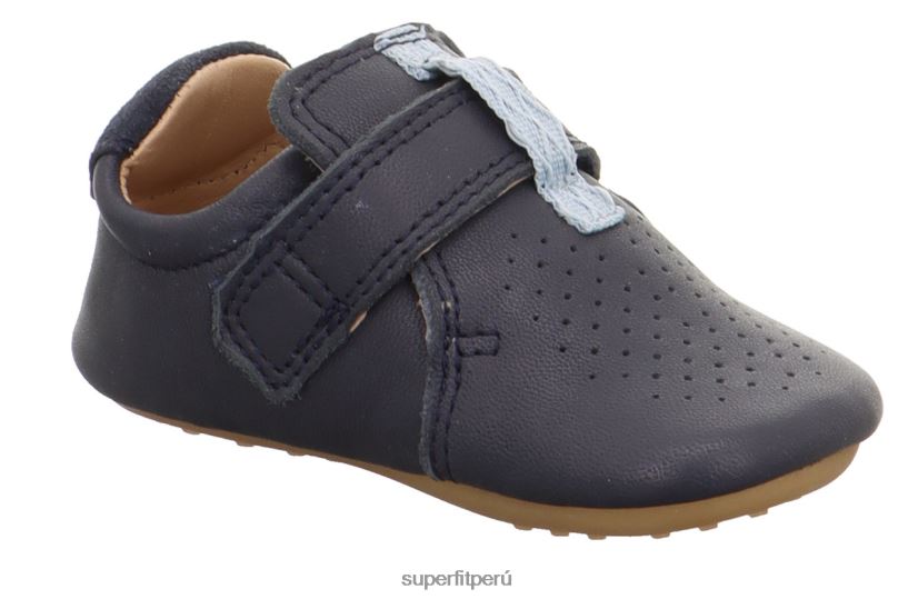 educación física Superfit bebés papageno - zapatilla con cierre de velcro azul/azul claro V06L24501 zapatillas