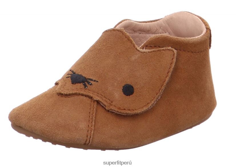 educación física Superfit bebés papageno - zapatilla con cierre de velcro marrón V06L24516 zapatillas
