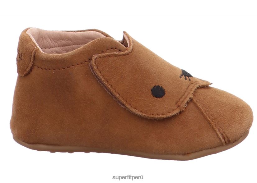 educación física Superfit bebés papageno - zapatilla con cierre de velcro marrón V06L24516 zapatillas