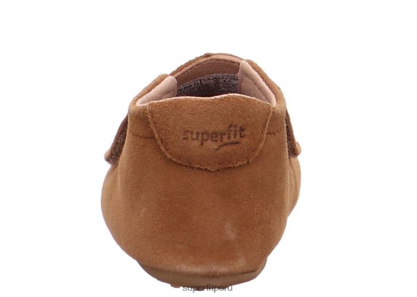 educación física Superfit bebés papageno - zapatilla con cierre de velcro marrón V06L24516 zapatillas