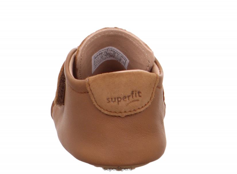 educación física Superfit bebés papageno - zapatilla con cierre de velcro marrón V06L24517 zapatillas