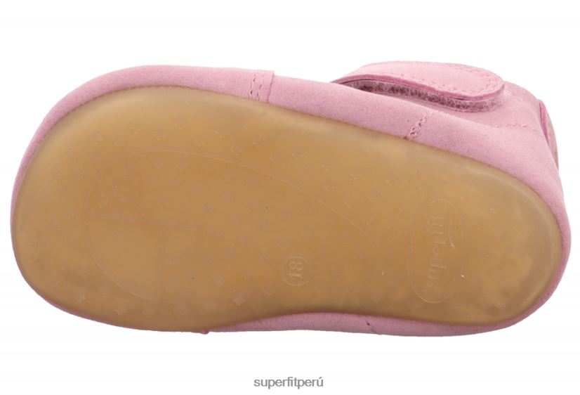 educación física Superfit bebés papageno - zapatilla con cierre de velcro rosa V06L24503 zapatillas