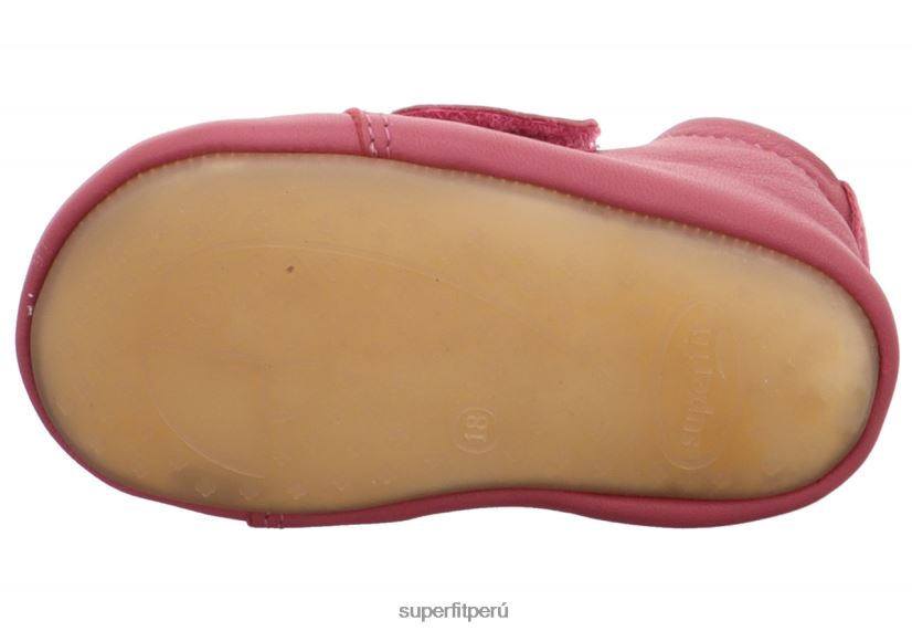 educación física Superfit bebés papageno - zapatilla con cierre de velcro rosa V06L24506 zapatillas