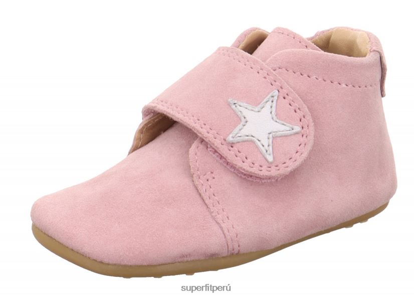 educación física Superfit bebés papageno - zapatilla con cierre de velcro rosa/plata V06L24502 zapatillas