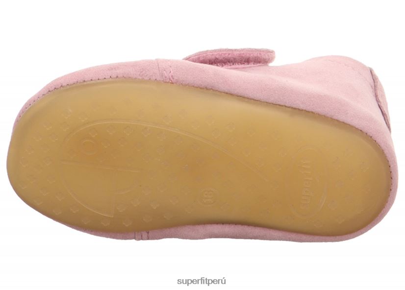 educación física Superfit bebés papageno - zapatilla con cierre de velcro rosa/plata V06L24502 zapatillas