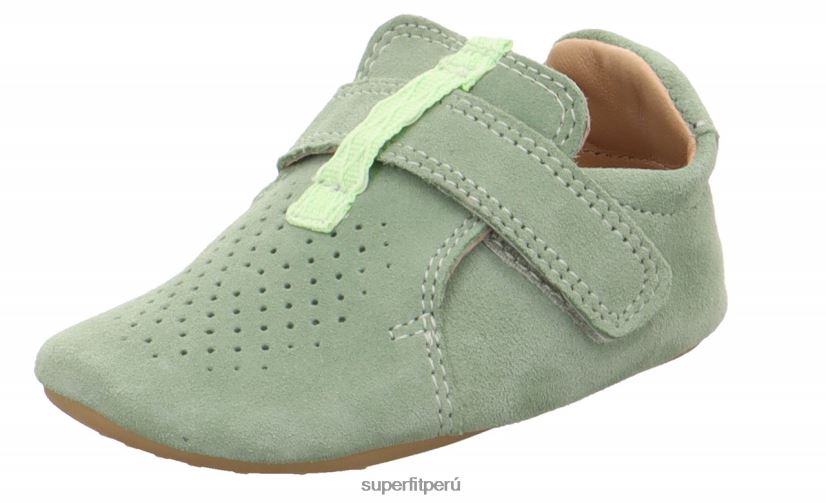 educación física Superfit bebés papageno - zapatilla con cierre de velcro verde claro V06L24504 zapatillas