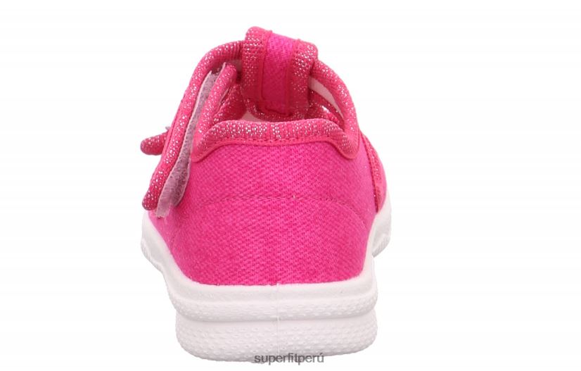 educación física Superfit bebés polly - pantufla con cierre de velcro rosa V06L24163 zapatillas