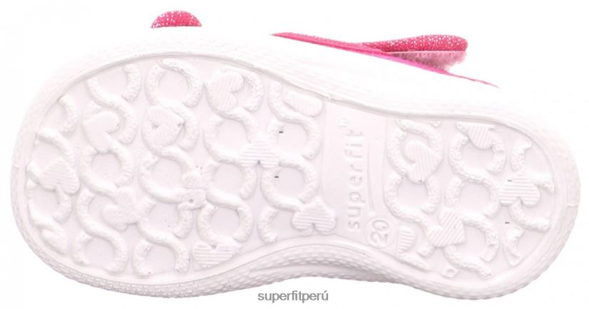 educación física Superfit bebés polly - pantufla con cierre de velcro rosa V06L24163 zapatillas