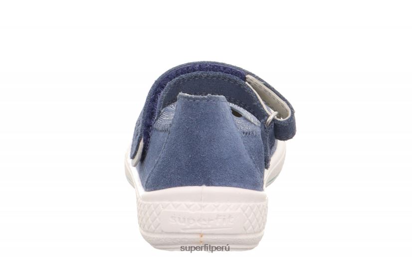 educación física Superfit niños pequeños tensy - bailarina con cierre de velcro azul V06L24607 bailarinas