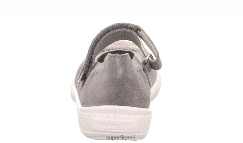 educación física Superfit niños pequeños tensy - bailarina con cierre de velcro gris claro V06L24608 bailarinas