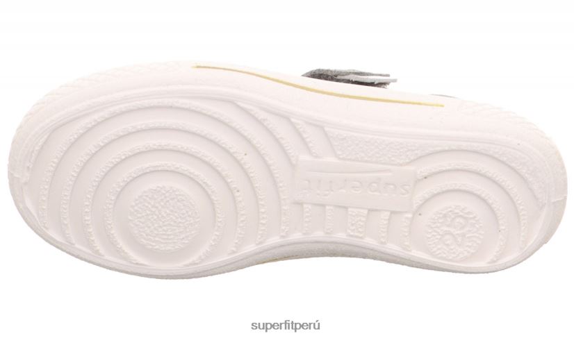 educación física Superfit niños pequeños tensy - bailarina con cierre de velcro gris claro V06L24608 bailarinas