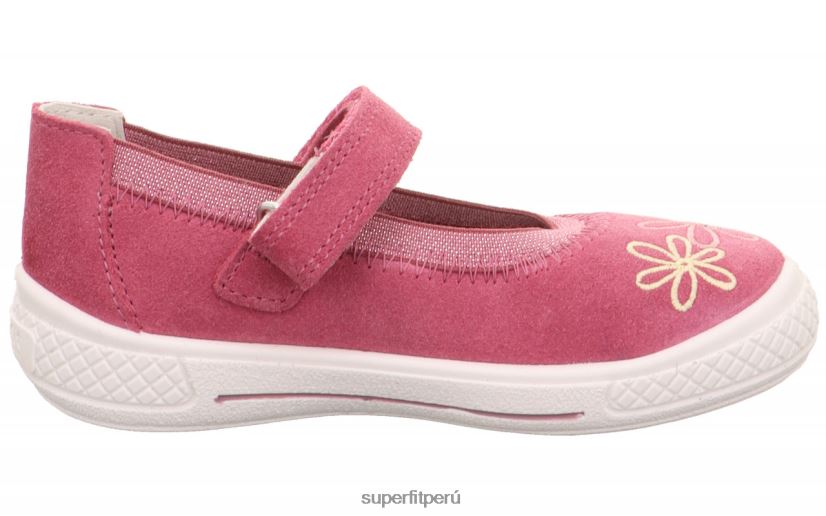 educación física Superfit niños pequeños tensy - bailarina con cierre de velcro rosa V06L24606 bailarinas