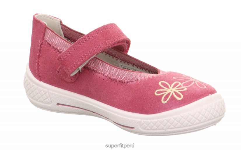 educación física Superfit niños pequeños tensy - bailarina con cierre de velcro rosa V06L24606 bailarinas