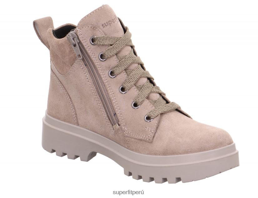 educación física Superfit niños pequeños abby - bota con cremallera beige V06L24704 botas
