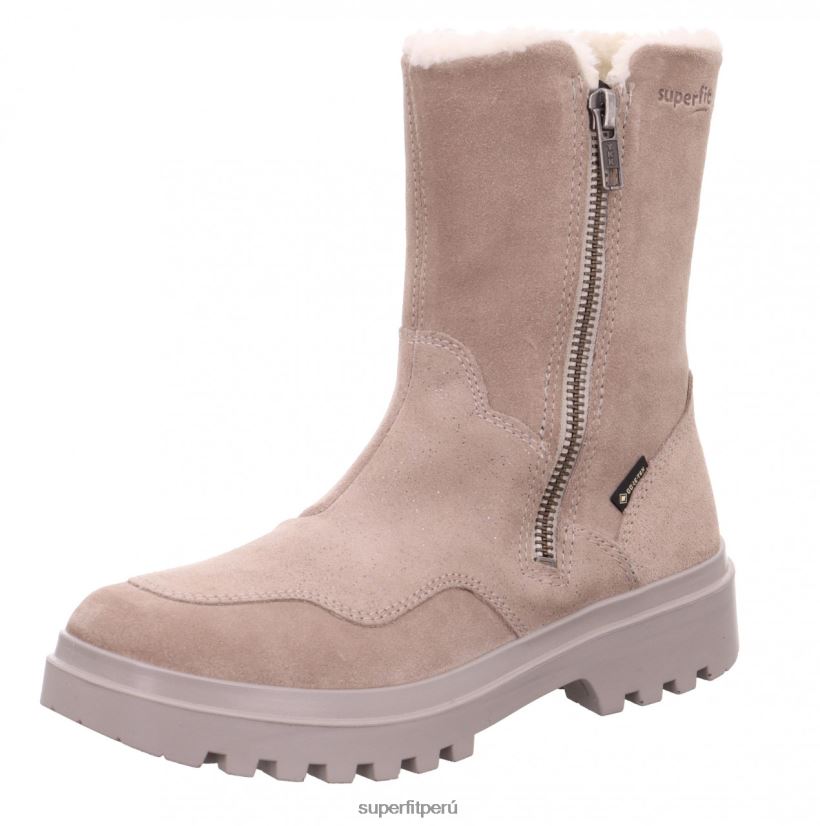 educación física Superfit niños pequeños abby - bota con cremallera beige V06L24729 botas