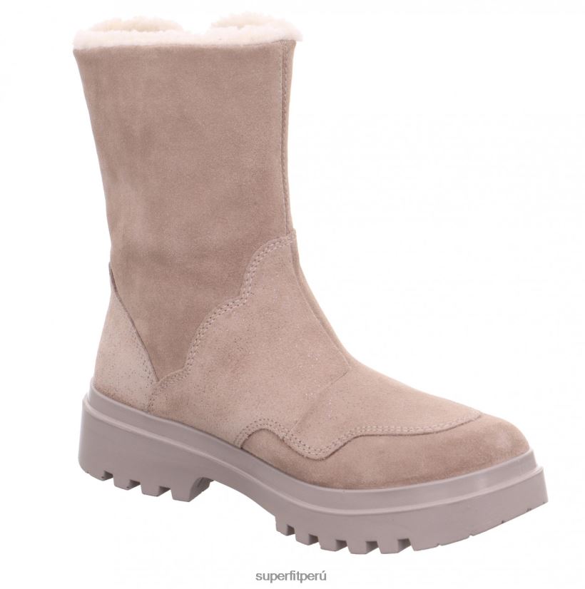 educación física Superfit niños pequeños abby - bota con cremallera beige V06L24729 botas
