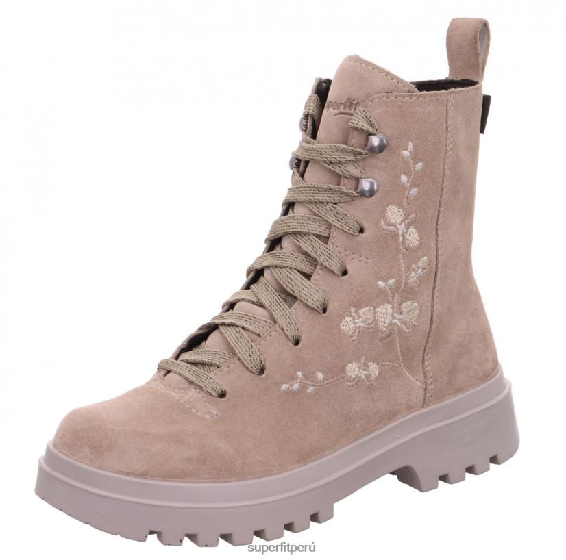 educación física Superfit niños pequeños abby - bota con cremallera beige V06L24755 botas