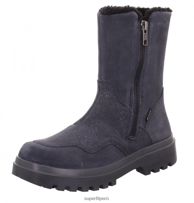 educación física Superfit niños pequeños abby - bota con cremallera gris V06L24745 botas