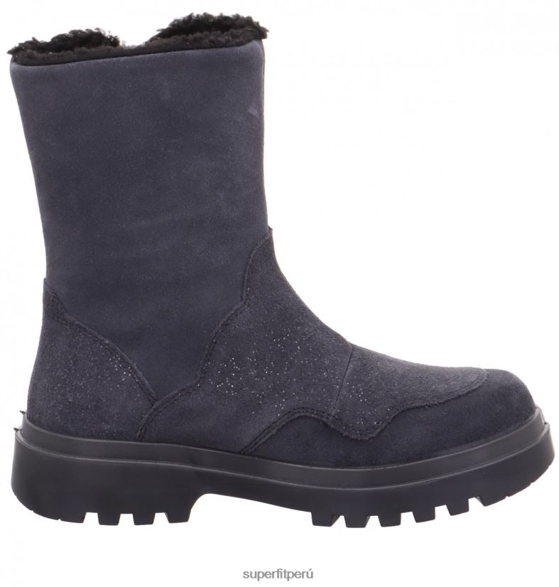 educación física Superfit niños pequeños abby - bota con cremallera gris V06L24745 botas