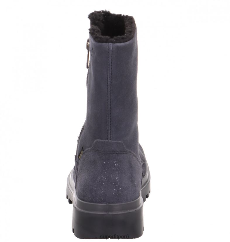 educación física Superfit niños pequeños abby - bota con cremallera gris V06L24745 botas