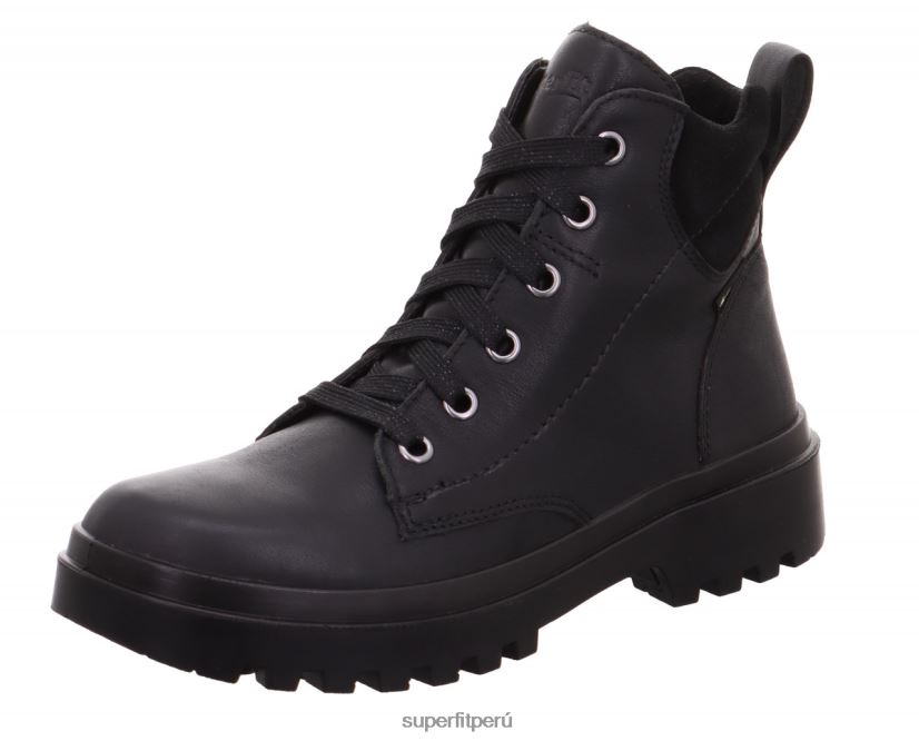 educación física Superfit niños pequeños abby - bota con cremallera negro V06L24730 botas